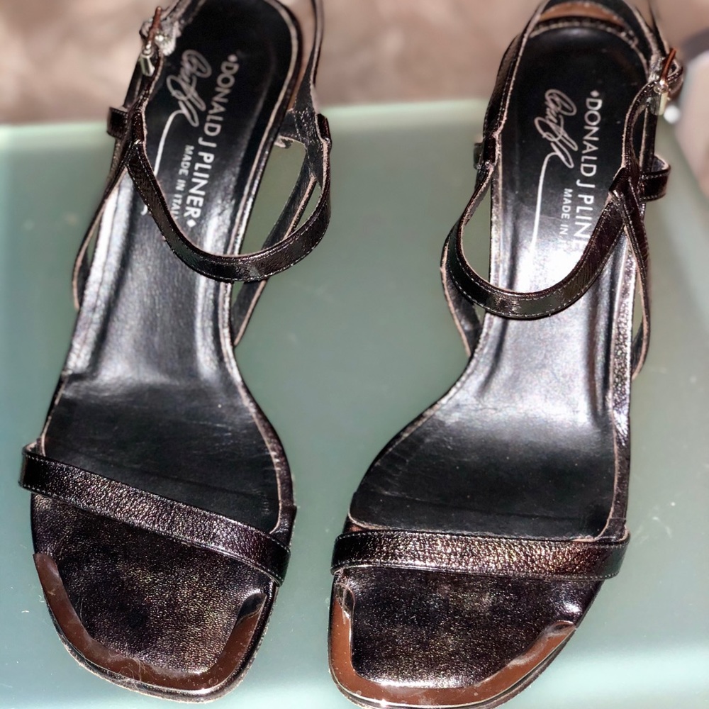Donald Pliner Brown Strappy Sandal